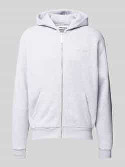 REVIEW Essentials hoodie met ritssluiting en logo