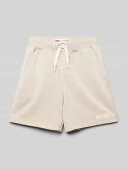 Levi s Kids Sweatshorts met logostitching