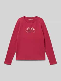 Guess Shirt met lange mouwen en labelprint