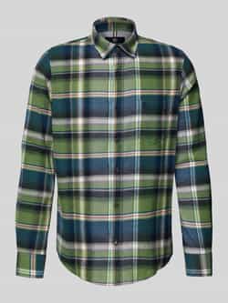 Lerros Regular fit vrijetijdsoverhemd met labelstitching