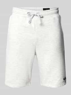 Alpha industries Sweatshorts met elastische band en tunnelkoord