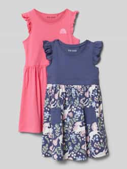 BLUE SEVEN Jurk met ruches in een set van 2 paar