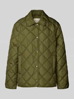 Gant Regular fit gewatteerd jack met platte kraag model 'Quilted'