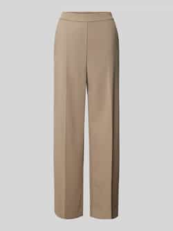 Marc Cain Elegante wijdvallende zakelijke broek Green Dames