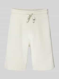 Calvin Klein Jeans Korte regular fit broek met structuurmotief