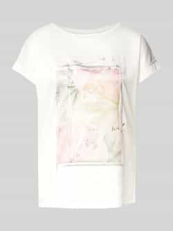 Christian Berg Woman T-shirt van viscosemix met ronde hals