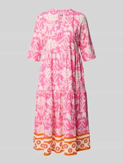 Emily Van den Bergh Midi-jurk met tuniekkraag