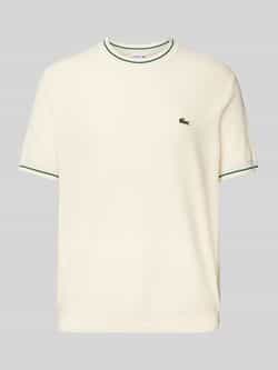 Lacoste T-shirt met ribboorden