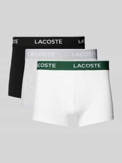 Lacoste Boxershort met elastische band in een set van 3 stuks