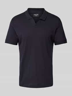 Strellson Poloshirt met structuurmotief model 'Clark'