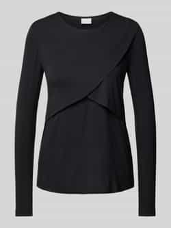 Mamalicious Zwangerschapsshirt met lange mouwen en ronde hals model 'ALISON IRIS'