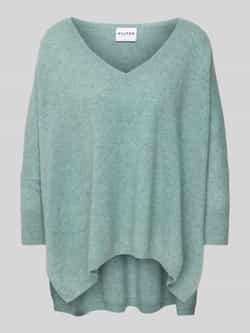 Kujten Oversized gebreide pullover met 3 4-mouwen model 'MINIE'