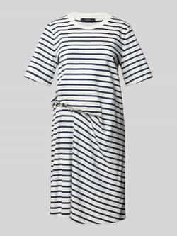 Weekend Max Mara Knielange T-shirtjurk met plooien opzij model 'PIREO'