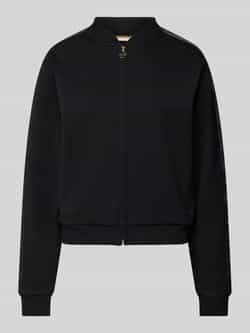 Boss Sweatjack met labeldetails model 'Cosmo'