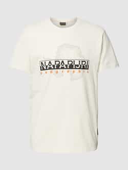 Napapijri T-shirt met labelprint