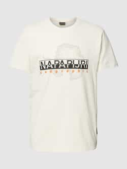 Napapijri T-shirt met labelprint