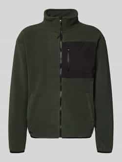 Blend Sweatjack met opstaande kraag
