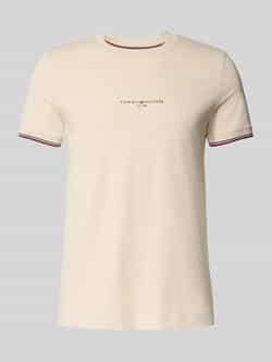 Tommy Hilfiger Slim fit T-shirt van puur katoen