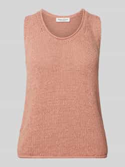 Marc O'Polo Regular fit gebreide tanktop van katoenmix