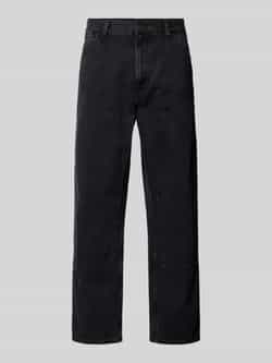 Carhartt Work In Progress Regular fit jeans met verstevigde knieën