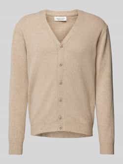 Casual friday Slim fit gebreid jack met knoopsluiting model 'Karl'