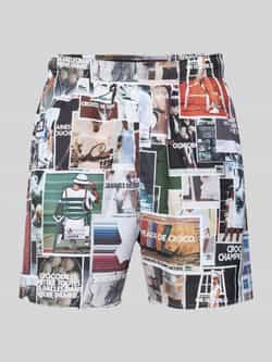 Lacoste Retro Print Zwemshorts Multicolor Heren