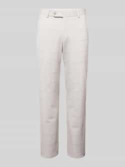 ATELIER TORINO Straight fit stoffen broek met ruitmotief