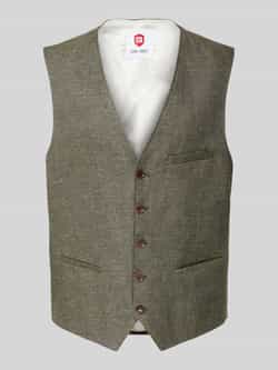 CG Club of Gents Gilet met linnen model 'Plum'