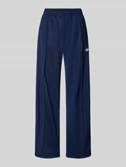 adidas Originals Wide leg sweatpants met logostitching model 'FIREBIRD'