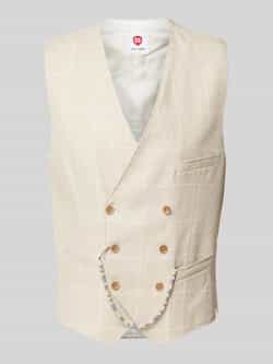 CG Club of Gents Gilet met kettingapplicatie model 'Perry'