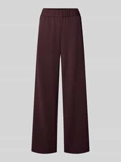 Zero Broek met wijde pijpen en elastische band
