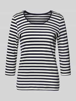 Christian Berg Woman T-shirt met 3 4-mouwen en ronde hals