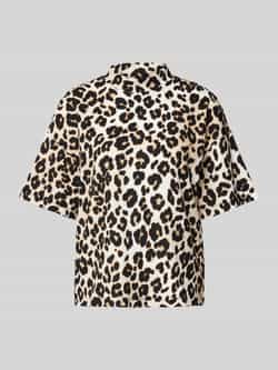 s.Oliver RED LABEL Comfort fit T-shirt met opstaande kraag