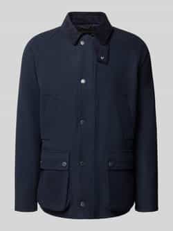 Barbour Regular fit wollen jack met corduroy model 'BEDALE'