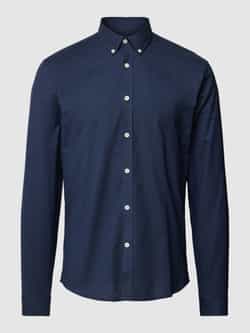 Lindbergh Slim fit vrijetijdsoverhemd met button-downkraag model 'Oxford'