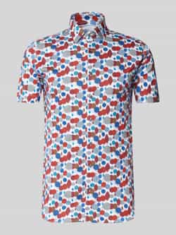 Desoto Slim fit vrijetijdsoverhemd met kentkraag