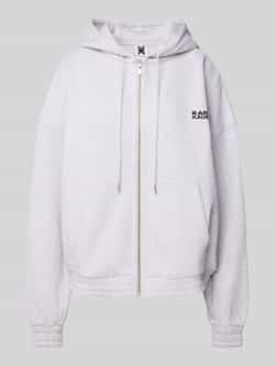 Karo Kauer Oversized sweatjack met labelstitching