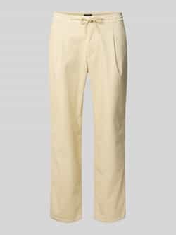 MCNEAL Regular fit corduroy broek met tunnelkoord