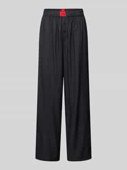 HUGO Loose fit pyjamabroek met labelpatch model 'JADE'