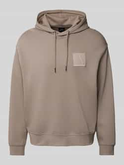 Armani Exchange Driftwood Beige Hoodie Set voor Mannen Brown Heren