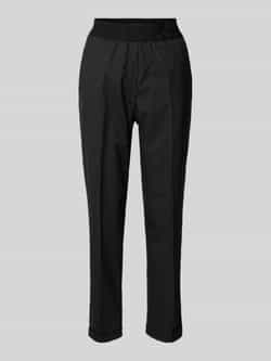 BRAX Tapered fit stoffen broek met persplooien model 'Maron'