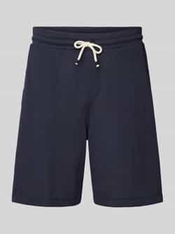 GABBA Korte regular fit broek met streepmotief model 'Fede Win'