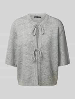 Only Loose fit gebreid jack met strikdetail model 'SIMONI'