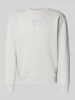 Alpha industries Sweatshirt met logo en ronde hals
