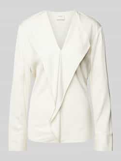 Calvin Klein Splitmanchetten Viscose Blouse White Dames