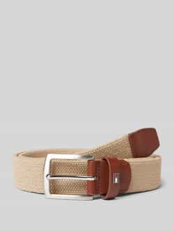 Tommy Hilfiger Gevlochten riem DENTON ELASTIC 3.5 Flexibel in grootte verstelbaar elastisch metaal logo
