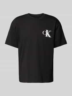 Calvin Klein T-shirt BOLD CK TEE met groot logo op de rug