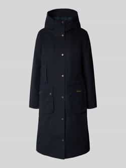 Barbour Regular fit lang functioneel jack van katoenmix model 'BAMBURGH'