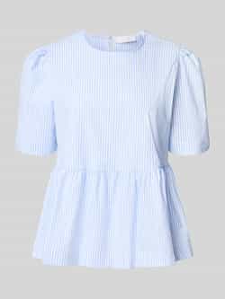 Rich & Royal Blouse met ronde hals en knoopsluiting