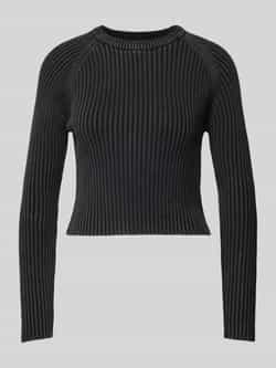 Vero Moda Regular fit gebreide pullover met verwassen look model 'REAL'